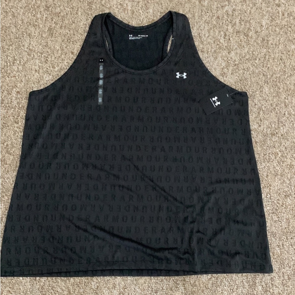 - Under Armor tank.. it’s grey & it’s a size 3X